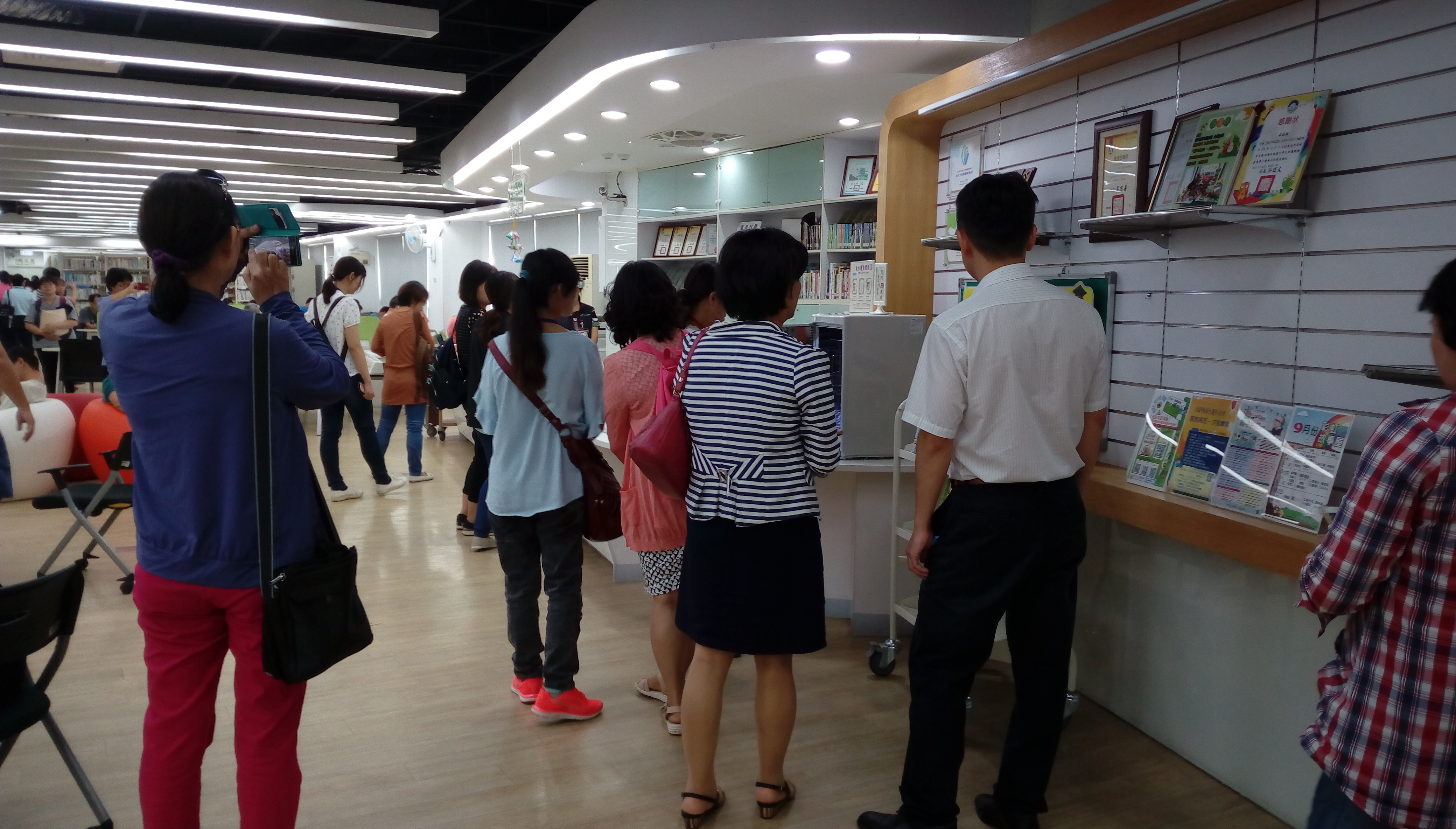 107年9月5日參訪新北市立圖書館土城分館