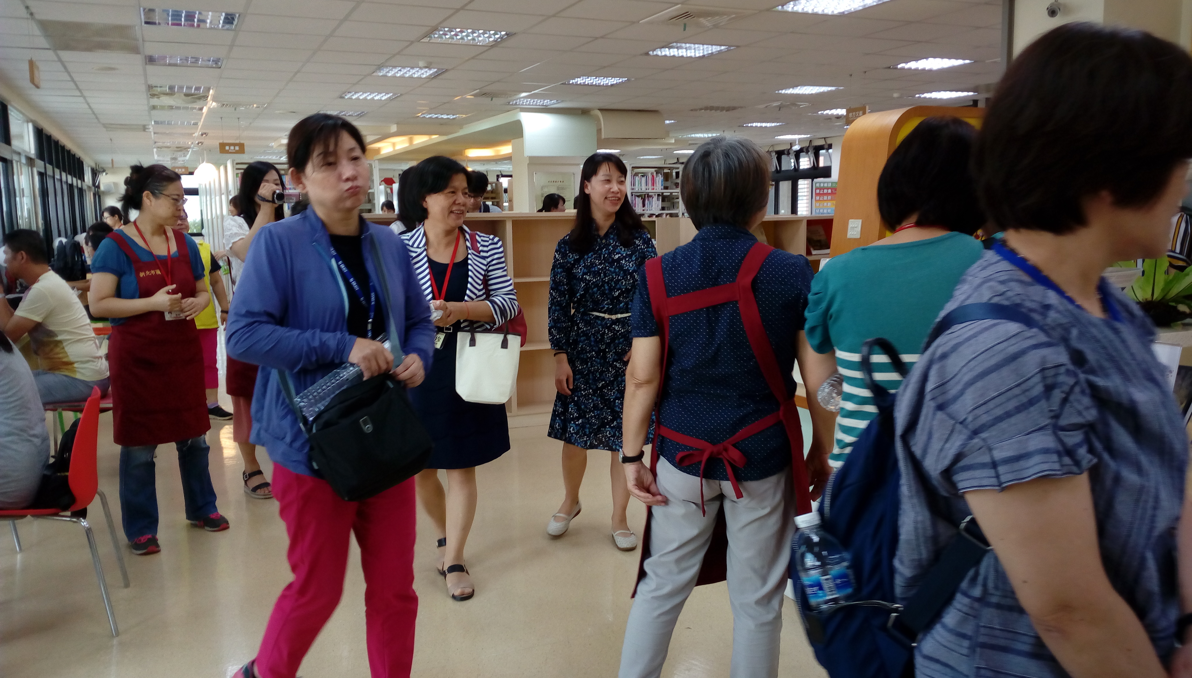 107年9月5日參訪新北市立圖書館新莊裕民分館